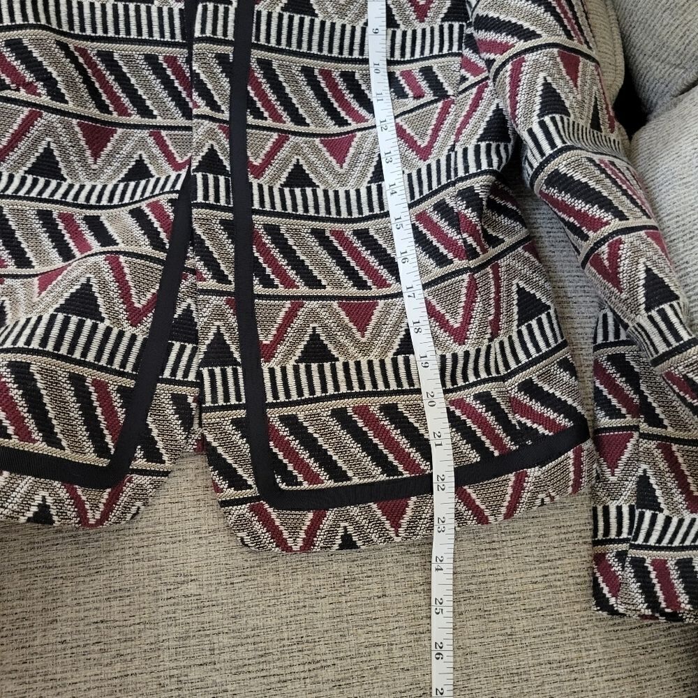 Tahari Tweed Jacket Blazer Size 8 Women Multicolor - Picture 4 of 7